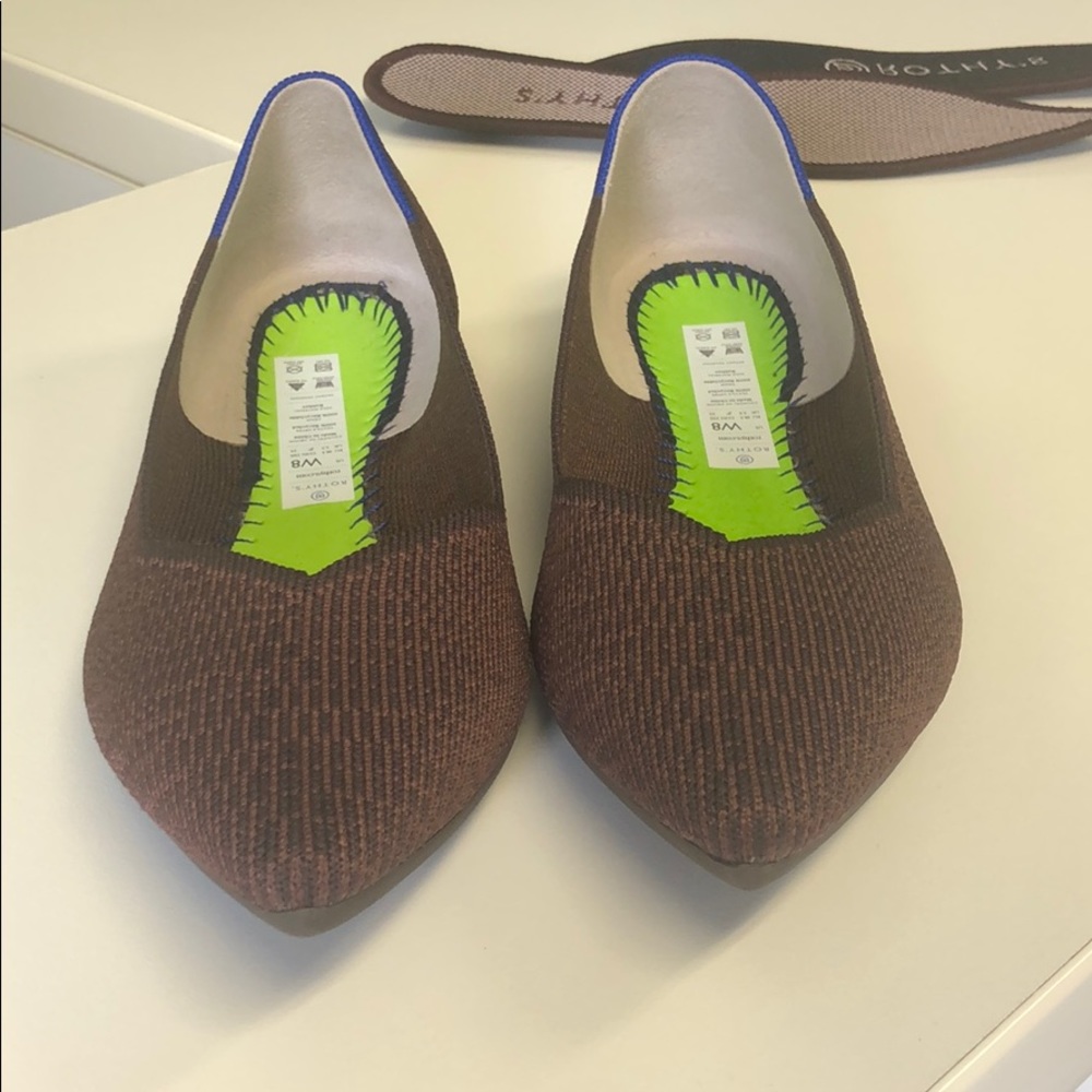 Rothy’s Truffle Python Points - Size 8 - image 4